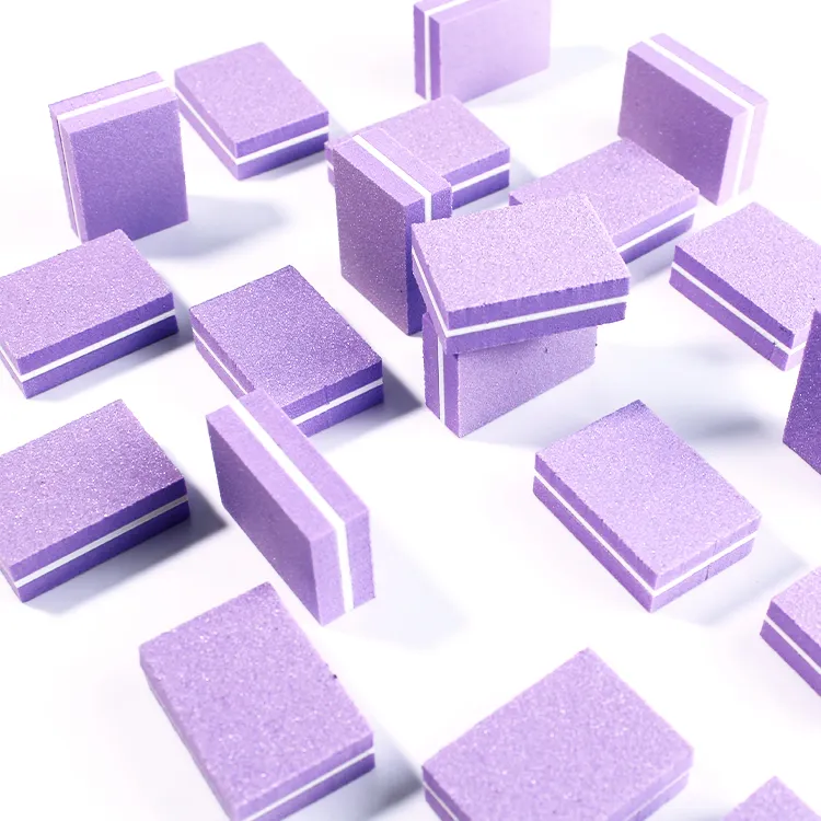 Doppelseitiger Einweg-Schwamm nagel puffer block Benutzer definierte Farben Mini-Nagel puffer für die Nagel pflege