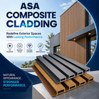 Matériau composite d'extérieur en co-extrusion ASA haute durabilité, couleur stable, aspect bois massif
