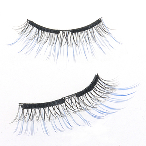 Vente en gros de faux cils magnétiques naturels doux réutilisables à étiquette privée, extensions de cils magnétiques 3D avec applicateur - Product Image 1