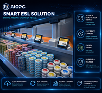Sistem Label Harga Digital LCD ESL Full Kit BLE 5.0 IP65, Poster Digital untuk Toko Retail, Toko Kelontong, Toko Kecantikan, dan Pusat Perbelanjaan Dalam Ruangan