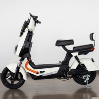 Vélo électrique de ville OEM 48V 350W, fabriqué en Chine, cadre en acier au carbone, avec batterie au plomb-acide 3 vitesses, vente en gros de vélos électriques