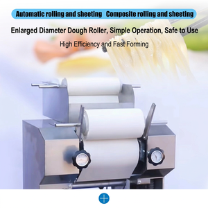 Machine automatique de découpe de pâtes et de nouilles avec bande transporteuse en PVC pour la fabrication de nouilles fraîches en cantine et restaurant - Product Image 4