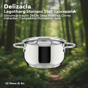 Casseruola Inox (26cm) fonda DELIZIOSA LAGOTHERM Cromo lucido 010733031026 - Product Image 3