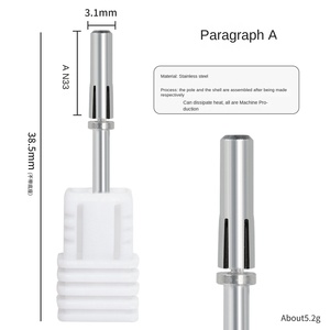 Cross-Border Mini piccolo anello di sabbia asta per unghie arte smalto per <span class=keywords><strong>Manicure</strong></span> <span class=keywords><strong>Pedicure</strong></span> <span class=keywords><strong>Set</strong></span> rimuove la pelle morta Pre-trattamento - Product Image 6