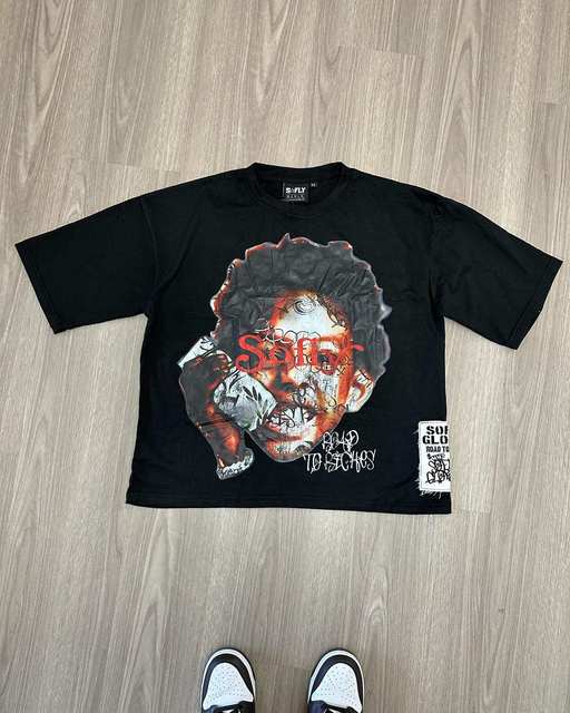 Manufacturer Vintage Heavyweight Graphic Cotton Y2k Applique Patch Embroidery Dgt Print Mens Custom Streetwear T-shirts
