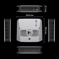 AMD Ryzen AI Max+ 395 16-Core 2TB SSD 128GB LPDDR5x RAM AMD Radeon 8060S geïntegreerde grafische kaart Gaming Mini-computer Windows 11