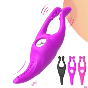 למבוגרים נשים מוצרי דגדגן ויברטור פטמת מהדק דגדגן ממריץ G-spot לעיסוי נקבה אוננות סקס צעצועים