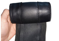 Gants de guidon en cuir PU pour poussette, accessoires de poussette, housse de guidon amovible