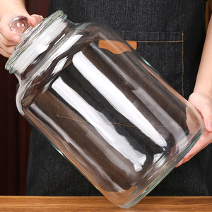 Bán Buôn 1.5L 2L 5L Thủy Tinh Trong Suốt Thực Phẩm Lưu Trữ Container Công Suất Lớn Kẹo Lưu Trữ Lọ Cho Nhà Bếp Sử Dụng Cho Tốt Nghiệp - Product Image 2