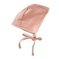 Gorro de Algodón Estilo Coreano para Bebés, con Correas, Protección contra el Viento, para Niños y Niñas, Primavera 2025