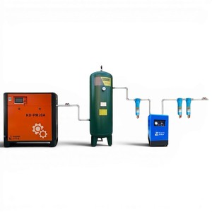 15kW (20HP) 8 Bar <b>Super</b> Energy <b>Saving</b> PM VFD Screw Air Compressor High Quality Industrial Rotary Compressor Factory Use Air - Product Image 2