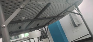 Đồ Nội Thất Đúc Tùy Chỉnh Ăn Uống Vườn Trắng Nhựa 5ft Gấp Trong Nửa 60 Inch Vòng Bàn Tiệc - Product Image 4