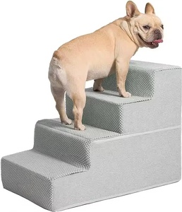 Allwetter-Haustier treppen mit doppeltem Verwendung zweck Neues Design Leichter Samt Nachhaltig Komfortable Haustiers tufen Solides Muster Abnehmbar - Product Image 2