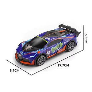 1: 22 27 Frequency PVC Transparent Car Shell <strong>Bugatti</strong> Sports Car <strong>Toys</strong> with Lights for Boys - Product Image 1