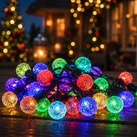 Luces Inteligentes RGBIC para Exteriores con Cambio de Color y Control Remoto para Decoración de Jardín, Cafetería y Escenas
