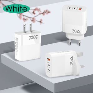 Vente flash - Chargeur USB multi-ports à charge rapide PD 30W, norme britannique, européenne et américaine, pratique et rapide - Product Image 6