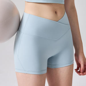 Shorts Deportivos de Yoga con Logo Personalizado Cloud Sense, Shorts de Verano para Mujer - Product Image 1