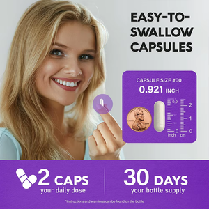 Capsules de complexe biotine-collagène OEM ODM, 60 unités, avec MSM et acide hyaluronique, sans OGM, sans gluten, complément alimentaire - Product Image 3
