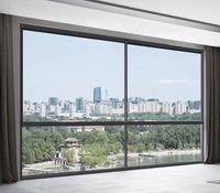 METGOOD-Persiana Enrollable de Aluminio para Sala de Estar, Ventana Deslizante de Estilo Europeo, Minimalista, Horizontal, para Exterior de Hotel