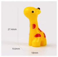 Figurines d'animaux miniatures mélangées pour jardin, sculptures en résine mignonnes de canard, grenouille, chat, chien, oiseau, cochon, ours, poulet, lapin, poisson - Vente en gros