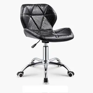 Moderner ergonomischer drehbarer Lenk rollen Leder-Computer-Bürostuhl und Home-Bar-Stuhl