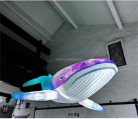 Modèle de baleine de poisson gonflable de performance de thème d'océan grand