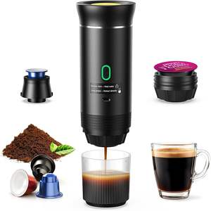 Cafetera Espresso Portátil Autocalentable de 20 Bares, Cafetera 3 en 1 para Cápsulas, Café Molido, USB C, Cafetera Espresso de Viaje - Product Image 1