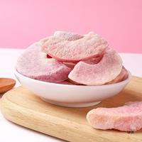 Pêches lyophilisées saines prêtes à consommer en vrac – Délicieuse restauration rapide du fabricant – Fruits secs emballés sous vide en gros