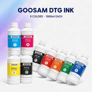 Tinta DTG Compatible en 9 Colores para Recarga a Granel para Impresora Brother GT3, Directo a Prenda, Suministro de Fábrica al por Mayor - Product Image 1