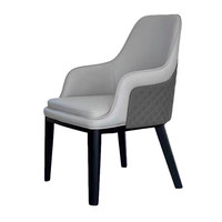 Chaises de restaurant commerciales, chaises de hall d'hôtel, chaises de café, chaises de salle à manger en bois massif, style italien minimaliste, luxe léger.