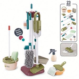 Juego de Juguetes de Limpieza para Niños, Regalo para Niños Pequeños, Incluye Escoba, Mopa, Plumero, Recogedor, Cepillos y Trapo - Product Image 4