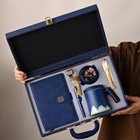 Ensemble cadeau d'affaires personnalisé avancé, combinaison de fournitures de bureau, logo personnalisé, coopération d'entreprise et cadeaux VIP