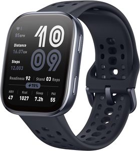 Reloj Inteligente Bip 6 con Pantalla AMOLED de 1.97'', GPS, iOS/Android, Batería de 14 Días, Llamadas/Mensajes, Correa de Aleación, Resistente al Agua IP67, IA - Product Image 1