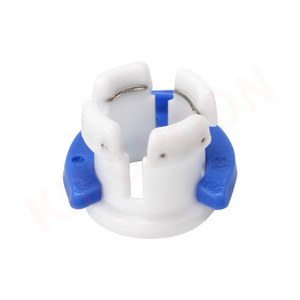 Connecteur rapide pour tube Bowden KINGROON 6 mm bleu blanc, fixation par clip en plastique pour imprimante 3D - Product Image 1