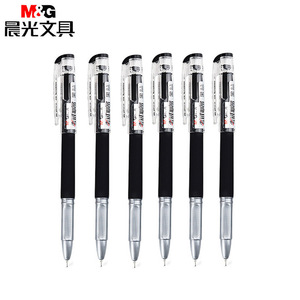 M&G KGP1821 ปากกาเจล 0.5 มม. ปลายเข็มสีดำสำหรับสำนักงานนักเรียนเขียนปากกาด้ามจับสบายมีฝาปิด - Product Image 2