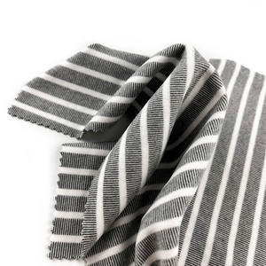 Bán buôn darlon hai bên chải Sọc Sườn kéo dài dệt Polyester Spandex vải telas cho đồ ngủ và thể thao - Product Image 4