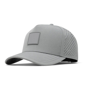 Tùy Chỉnh Cao Su Vá Logo Nylon Golf Gorras Mũ Bóng Chày Phụ Nữ Và Nam Giới 5 Bảng Điều Chỉnh Không Thấm Nước Thể Thao Camo Hiệu Suất Mũ - Product Image 3