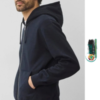 Sweat-shirt à capuche zippé pour homme, moderne, en tissu éponge, manches longues, doux, confortable, décontracté, veste de mode pour tous les jours