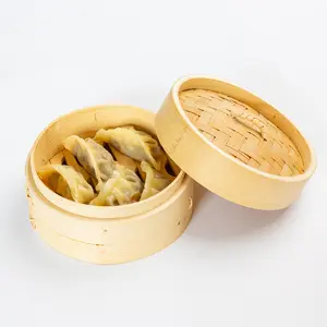 12-inch Double-Tier Bamboo Steamer - Great For Preparing Vegetables More