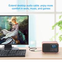 Câble audio AUX 3,5 mm CableCreation avec blindage tressé et gaine en PVC - Connecteur mâle vers femelle pour voiture et téléphone