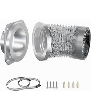 Connecteur <span class=keywords><strong>d</strong></span>'évacuation magnétique pour sèche-<span class=keywords><strong>linge</strong></span>, 180 degrés, étanche, mural, en acier au carbone, revêtement en poudre, <span class=keywords><strong>tuyau</strong></span> <span class=keywords><strong>d</strong></span>'évacuation, deux pinces, évacuation <span class=keywords><strong>de</strong></span> l'air du sèche-<span class=keywords><strong>linge</strong></span> - Product Image 3