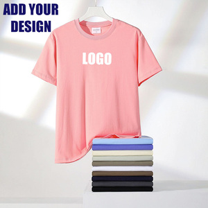 Wholesale 100%Cotton 240Gsm Casual Bulk Tshirts Short Sleeve Plain Blank Homme T Shirt Customized Printing Logo T-Shirt For Men - Product Image 1