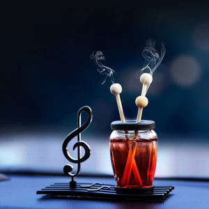 Difusor de Aromaterapia Portátil sin Agua para Automóvil, Botella de Vidrio para Líquido, Perfume de Aceites Esenciales, Purificador de Aire sin Electricidad, Diseño Elegante - Product Image 1