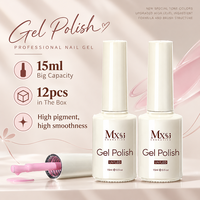 Kit professionnel complet pour ongles avec lampe UV, couleurs semi-permanentes, base et top coat, vernis à ongles, gel poly pour manucure
