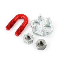 (Zinc Plated) Wire Rope Clips 12mm Drop Forged (Hot Galvanized) Wire Rope Clips Malleable Iron Stainless Steel Wire Rope Clips