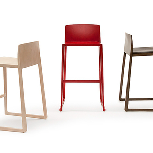 Luxury Modern Design Oak Solid Wooden <strong>Bar</strong> <strong>Stool</strong> High Dinning Chair with <strong>Replacement</strong> <strong>Seats</strong> for Restaurants - Product Image 1