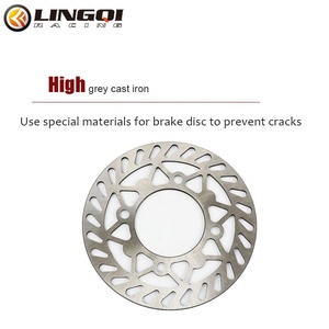 LINGQI Racing Iron 摩托车前后轮卡钳转子盘 <span class=keywords><strong>190mm</strong></span> 转子盘适用于 110cc-160cc 越野摩托车越野车 - Product Image 4