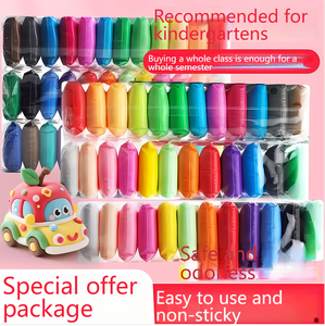 ดินน้ำมันสำหรับเด็ก 36 สี ปลอดสารพิษ น้ำหนักเบา สวยงาม ทำจาก PVC PVA สำหรับงาน DIY สร้างสรรค์งานศิลปะ - Product Image 1