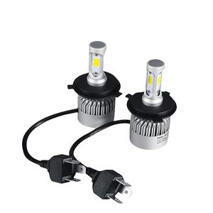 Feux de travail pour voiture, feux LED, phares LED automobiles S2 avec faisceau haut/bas H4, ampoules de phare LED H7, H1 - Product Image 1