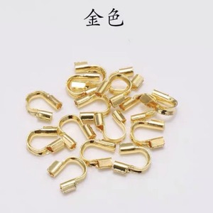 Protectores de Hilo Metálicos en Forma de U para Joyería, para Collares y Pulseras, en Chapado de Oro Blanco, Oro Rosa, Plata, Bronce Oscuro y Bronce KC - Product Image 4